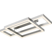 Quoizel Lawless Light Semi-Flush Mount, Painted Brushed Nickel/ - QSF6792PBN