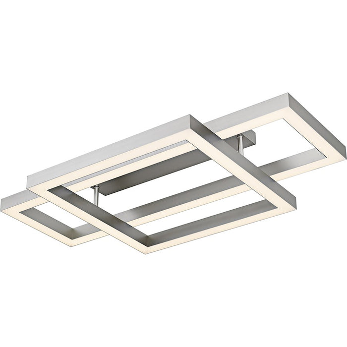 Quoizel Lawless Light Semi-Flush Mount, Painted Brushed Nickel/ - QSF6792PBN