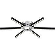 Quoizel Zealand Light Semi-Flush Mount, Polished Chrome/ - QSF6793C