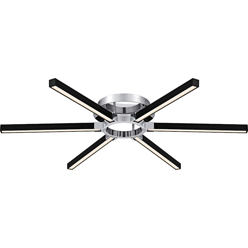Quoizel Zealand Light Semi-Flush Mount, Polished Chrome/ - QSF6793C