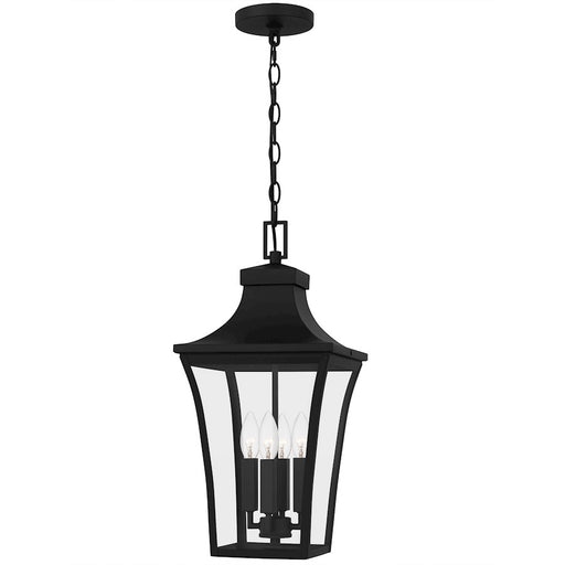 Quoizel Quentin 4Light Mini Pendant, Earth Black/Clear Glass - QTN1510EK