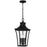 Quoizel Quentin 4Light 21" Outdoor Lantern, Earth Black/Clear Glass