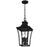 Quoizel Quentin 4Light 21" Outdoor Lantern, Earth Black/Clear Glass