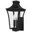 Quoizel Quentin 2Light Outdoor Lantern, Earth Black/Clear Glass