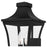 Quoizel Quentin 2Light Outdoor Lantern, Earth Black/Clear Glass