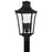 Quoizel Quentin 4Light 22" Outdoor Lantern, Earth Black/Clear Glass