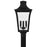 Quoizel Quentin 4Light 22" Outdoor Lantern, Earth Black/Clear Glass