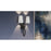 Quoizel O'Hare 2 Light Wall Sconce, Matte Black/White Linen