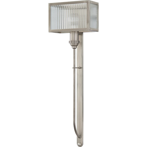 Quoizel Wood 1 Light Wall, Polished Antique Nickel