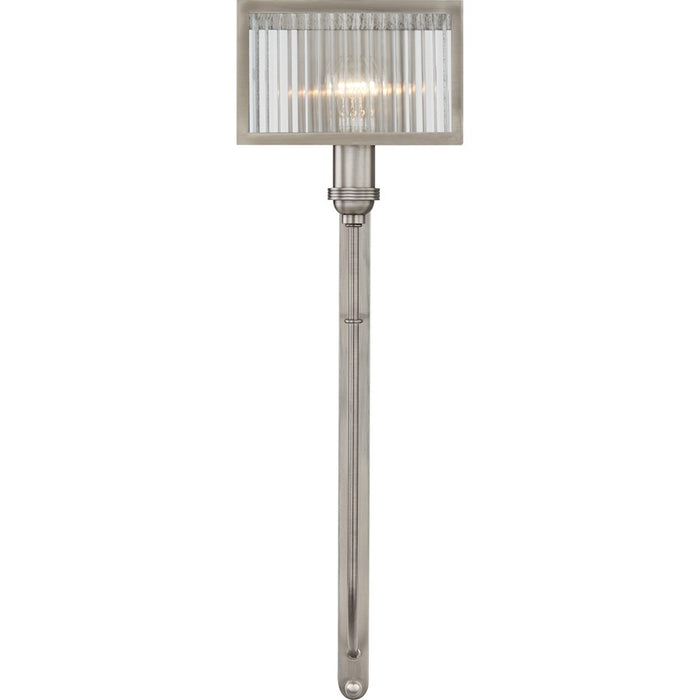 Quoizel Wood 1 Light Wall, Polished Antique Nickel