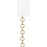 Quoizel Baynes 2Light Wall Sconce, Brushed Gold/White Fabric