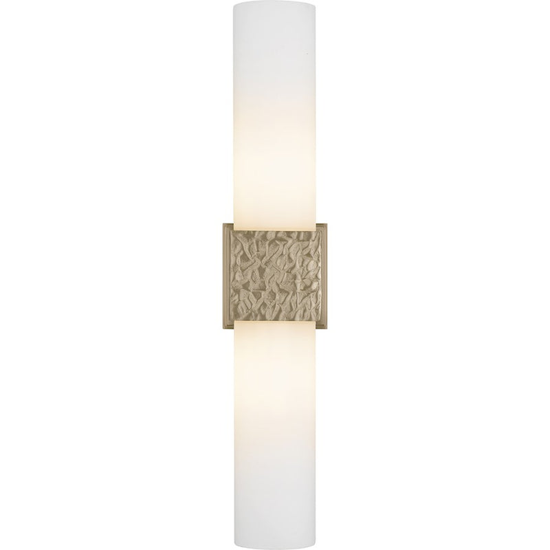 Quoizel Arline 2Light Wall Sconce, Bronze Gold/Opal Etched Glass
