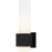 Quoizel Arline 2Light Wall Sconce, Matte Black/Opal Etched Glass