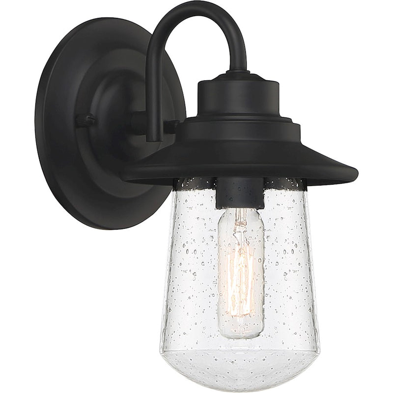 Quoizel Radford 1 Light Small Outdoor Lantern, Matte Black