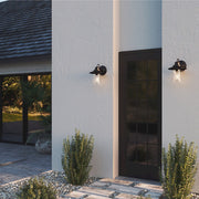 Quoizel Radford 1 Light Medium Outdoor Lantern, Matte Black