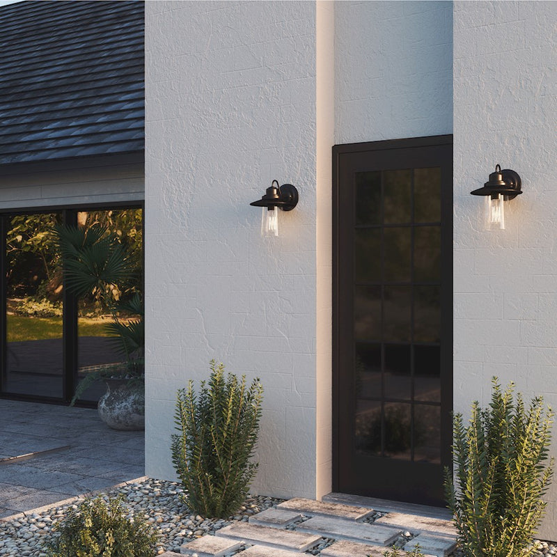 Quoizel Radford 1 Light Medium Outdoor Lantern, Matte Black