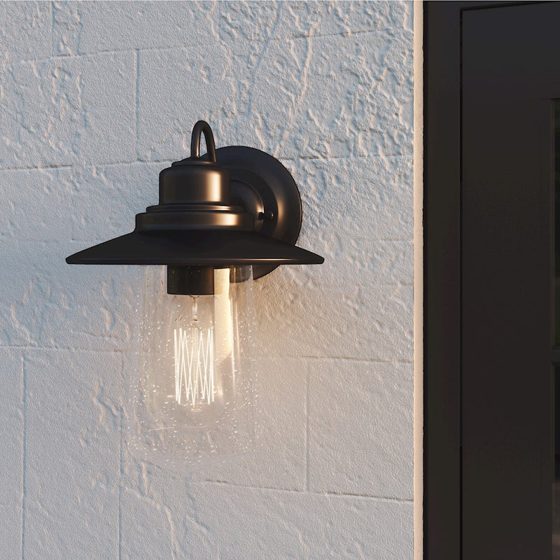 Quoizel Radford 1 Light Medium Outdoor Lantern, Matte Black