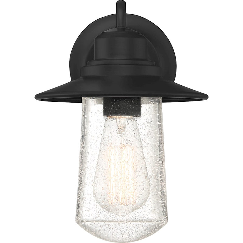 Quoizel Radford 1 Light Medium Outdoor Lantern, Matte Black