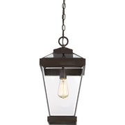 Quoizel Ravine 1 Lt 150W Outdoor Hanging Lantern, Lg, Western Bronze