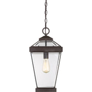 Quoizel Ravine 1 Lt 150W Outdoor Hanging Lantern, Lg, Western Bronze