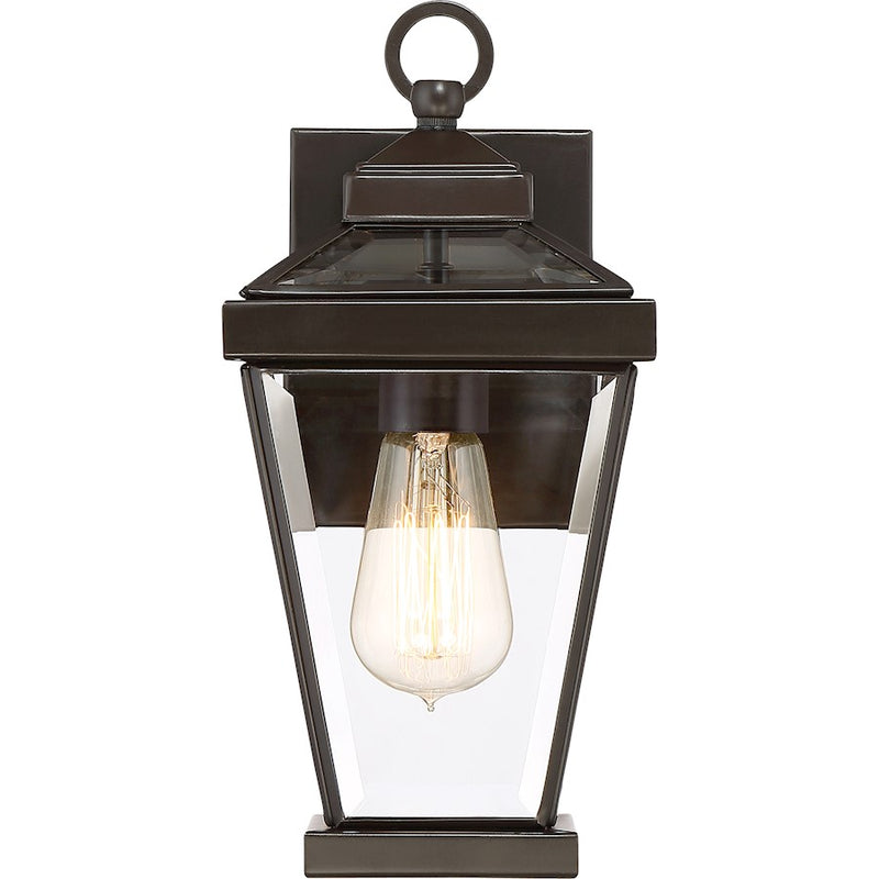 Quoizel Ravine 1 Light 100W Outdoor Wall Lantern, Sm, Western Bronze