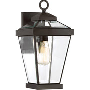 Quoizel Ravine 1 Lt 100W Outdoor Wall Lantern, Med, Western Bronze