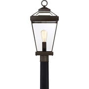Quoizel Ravine 1 Light 150W Outdoor Post Lantern, Lg, Western Bronze