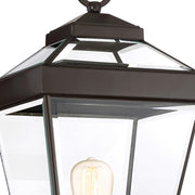Quoizel Ravine 1 Light 150W Outdoor Post Lantern, Lg, Western Bronze