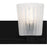 Quoizel Gray 2Lt Bath Light, Black/Clear Ribbed Sandblasted