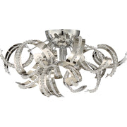 Quoizel Ribbons 4 Light Flush Mount in CRC