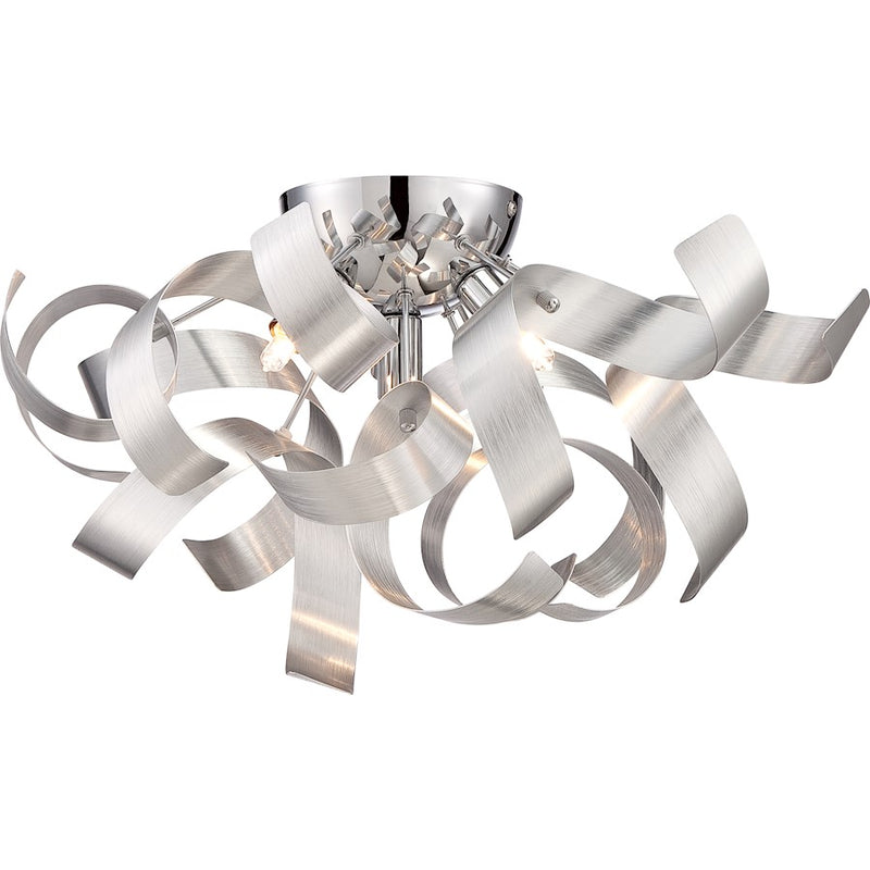 Quoizel Ribbons Flush Mount in Millenia