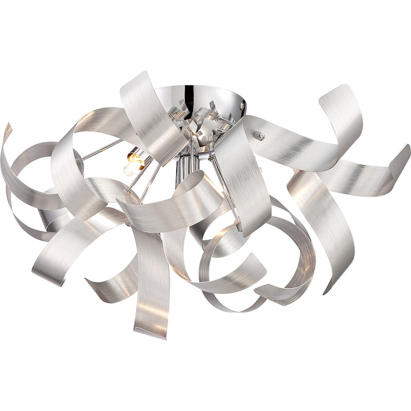 Quoizel Ribbons Flush Mount in Millenia