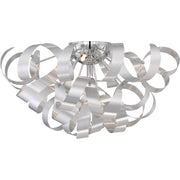Quoizel Ribbons 5 Light Flush Mount in Millenia