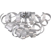 Quoizel Ribbons 5 Light Flush Mount in Millenia
