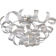 Quoizel Ribbons 5 Light Flush Mount in Millenia