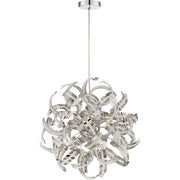 Quoizel Ribbons 5 Light Pendant in CRC