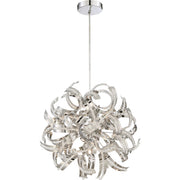 Quoizel Ribbons 5 Light Pendant in CRC