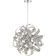 Quoizel Ribbons 5 Light Pendant in CRC