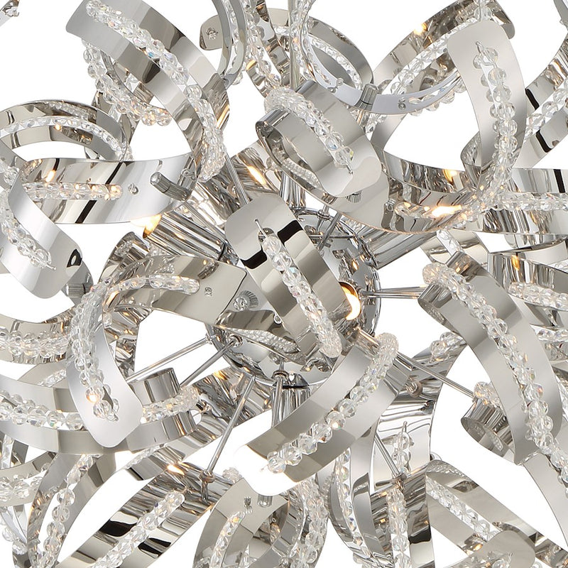 Quoizel Ribbons 5 Light Pendant in CRC