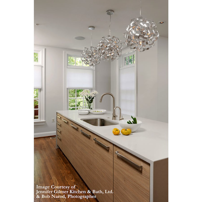 Quoizel Ribbons Pendant in Millenia