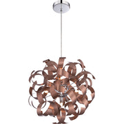 Quoizel Ribbons Pendant, Satin Copper
