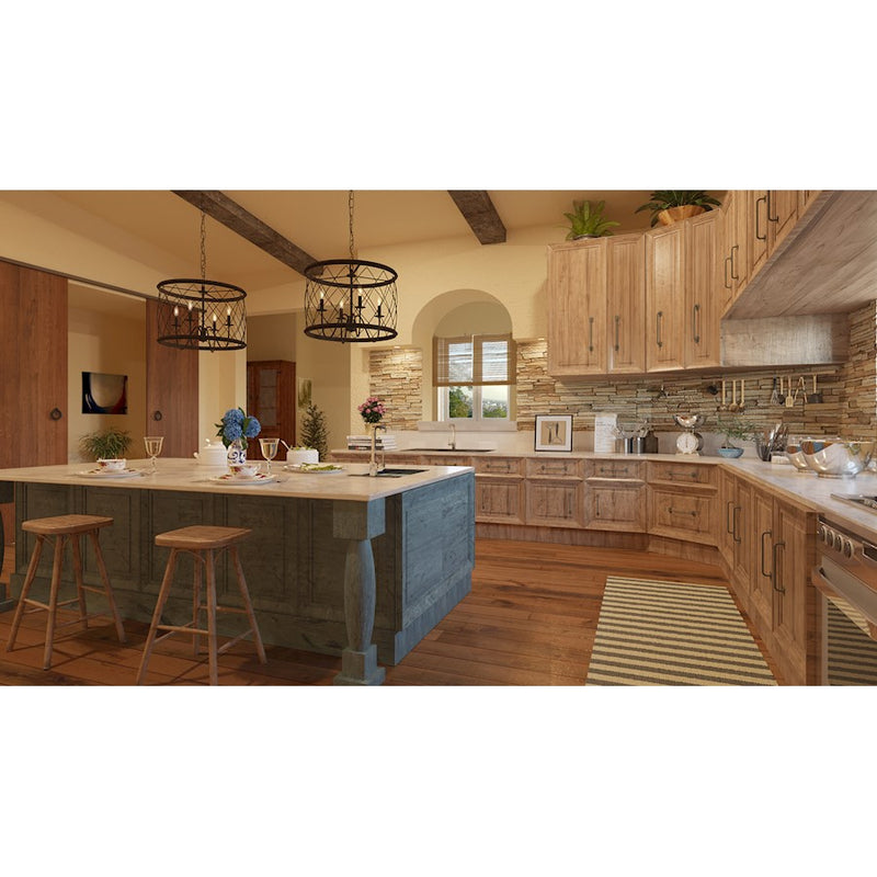 Quoizel Dury 4 Light Pendant in Palladian Bronze