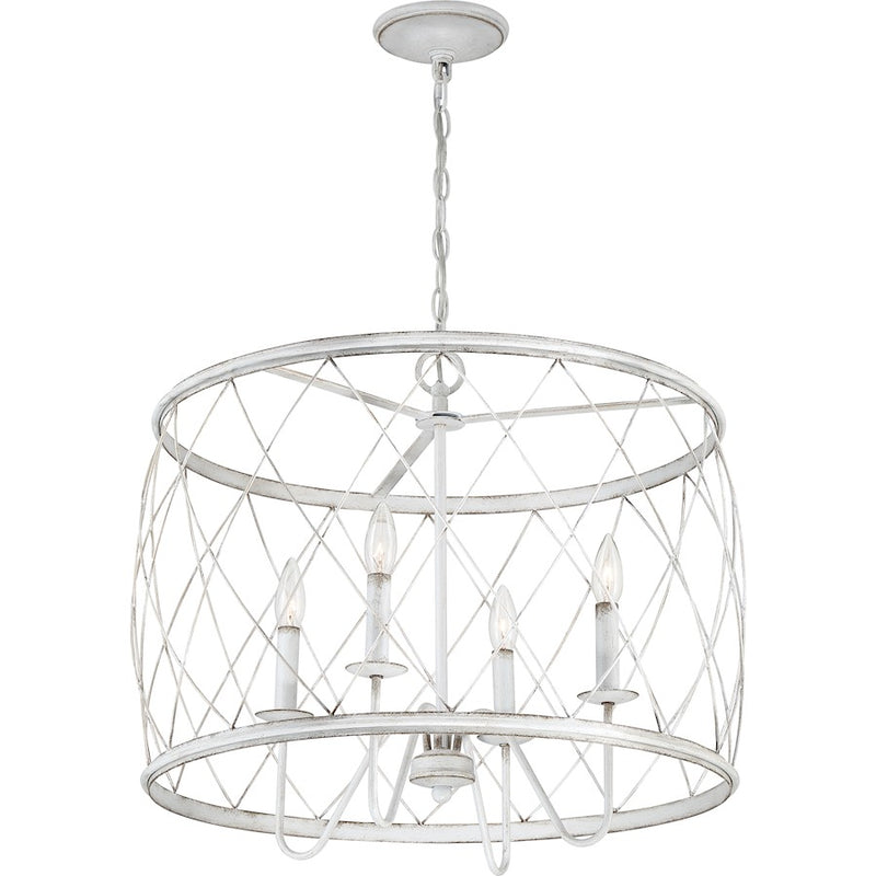 Quoizel Dury Pendant, Antique White