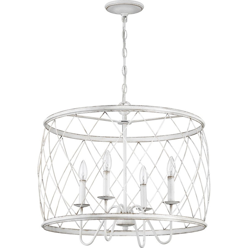 Quoizel Dury Pendant, Antique White
