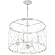 Quoizel Dury Pendant, Antique White