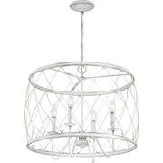 Quoizel Dury Pendant, Antique White