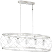 Quoizel Dury Island Chandelier, Antique White