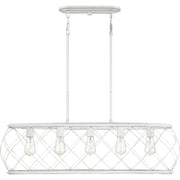 Quoizel Dury Island Chandelier, Antique White