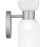 Quoizel Rembrandt 1 Light Wall Sconce, Nickel/Etched Ribbed