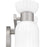 Quoizel Rembrandt 3 Light Bath Light, Nickel/Etched Ribbed